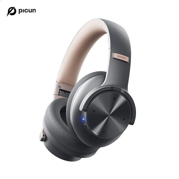 Picun B8 Bluetooth Headphones 120H Headset Wireless Bluetooth 3EQ Mode Low Latency Hands-Free Calls Over Ear Headphones 250812