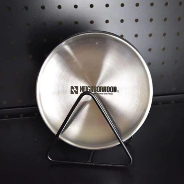 Neighborhood NBHD set of six stainless steel disc snack plate French fries fried chicken outdoor camping 250813
