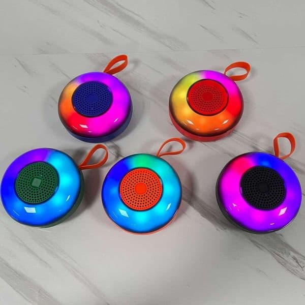 Cycling Pendant Small Bluetooth Subwoofer Outdoor Wireless Card Slot Colorful Light Speaker Multifunctional Home Player