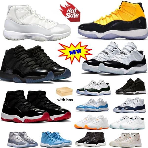 Gamma Blue 11 Basketball Shoes for Men Women 11s Rare Grand Finale Pink Blue White Black Red Cherry Cool Grey Purple Rain Bred Sneakers Trainers Sports Outdoor Shoes