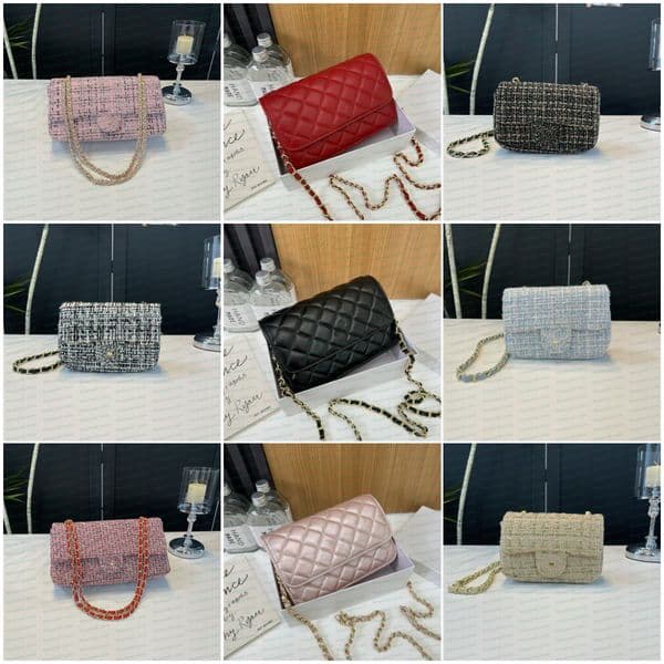 Designer Bag Coarse Woolen Bag Chain Strap Crossbody Bag Mini Shoulder Bag Metal Accessories Luxurious Swivel Lock Fashionable Handbag