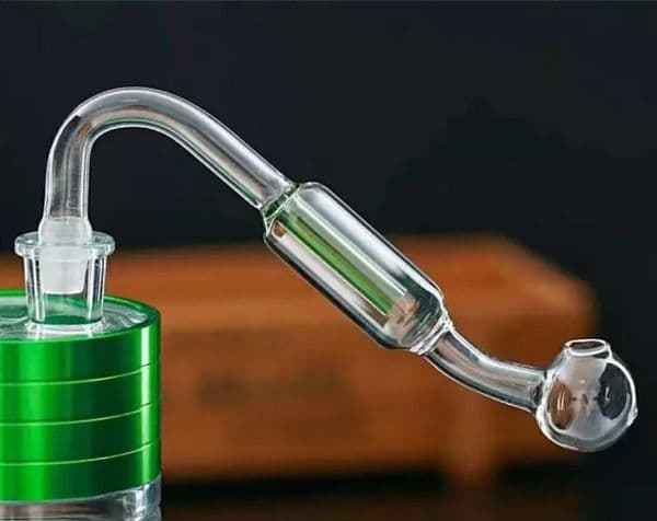 Smoking pipes Ball Glass Oil Burner Pipe Smoking Bowl Classic bongs Double filter glass plate