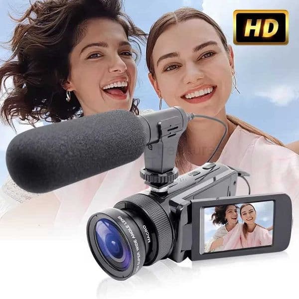 DV Video Recorder Camcorder High-Quality Audio Recording With Microphone Digital Zoom Video Camera Machine For Recording Vlogs M250813