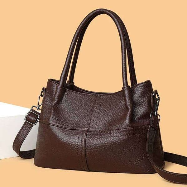 Brand Women Soft Leather Designer 3 Layers Handbags Casual Tote Ladies Shoulder Crossbody Bag For Female