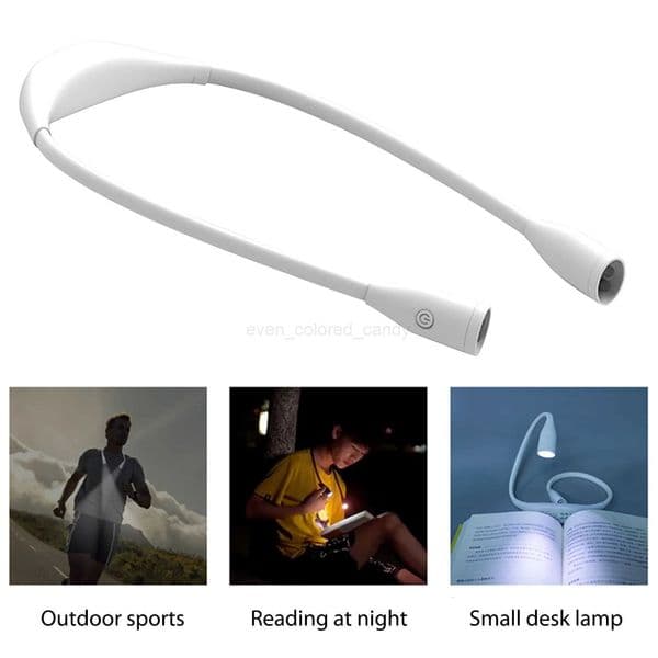 LED Book Light USB Rechargeable Flashlight Stepless Dimming Work Lamp 360-degree Adjustment Hands Free Desk Lamp Supplies Z250814