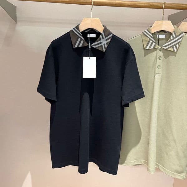 Designer men's classic polo shirt, made of premium cotton, suitable for both business occasions and daily wear E5