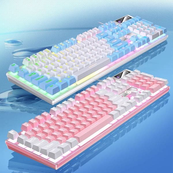 YINDIAO Keyboard Gaming Wired Laptop Desktops PC Computer Office Accessories Low Profile Gamer Keyboards With Numpad 250813
