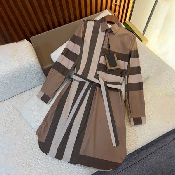 Designer New Lapel Women's Dress, Fashionable, Casual And Versatile