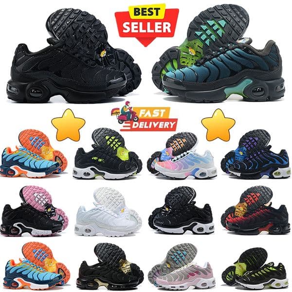 Designer Tn 2.0 kids Toddler Athletic Children Sneaker Triple White Black Gold Red Laser Blue girls boys kid Child Outdoor Shoes Size 28-35