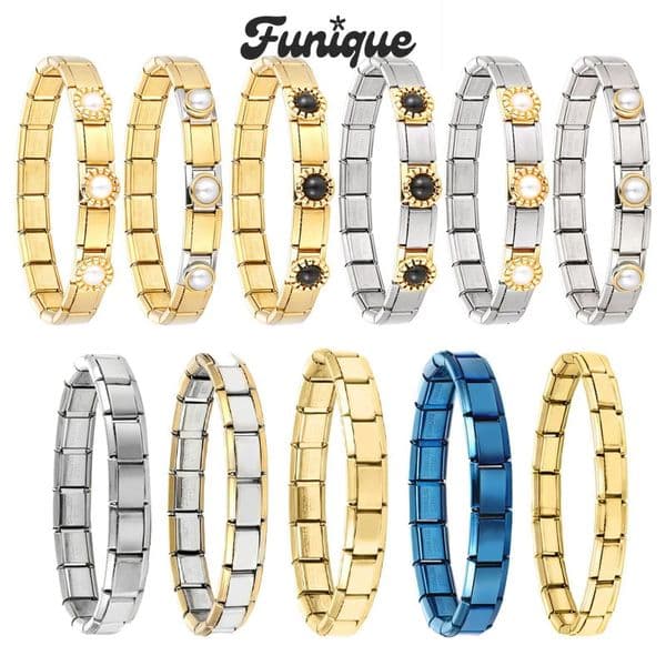 Creative Christmas Bracelet High Quality Stainless Steel Bracelet WomenS Jewelry 9mm Wide Italian Elastic Charm Birthday Gift 250812