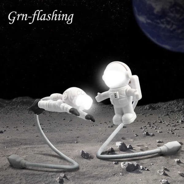 Portable USB Powered Night Light Astronaut Shape Reading Desk Lamp DC 5V LED Light for Computer Laptop PC Lighting Space Lovers Z250814