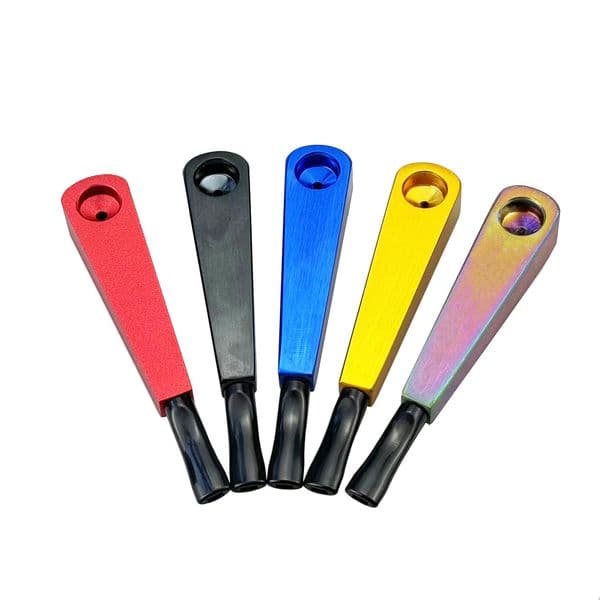 Smoking pipes New metal cigarette integrated pipe, creative portable small pipe, wholesale of pipe fittings