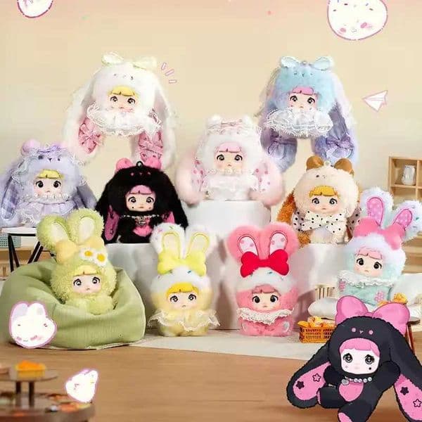 2025 New Genuine 10cm Nommi Sweetheart Rabbit Series Blind Box Toy Doll Cute Bag Pendant Decoration Girls Birthday Gifts X2508151