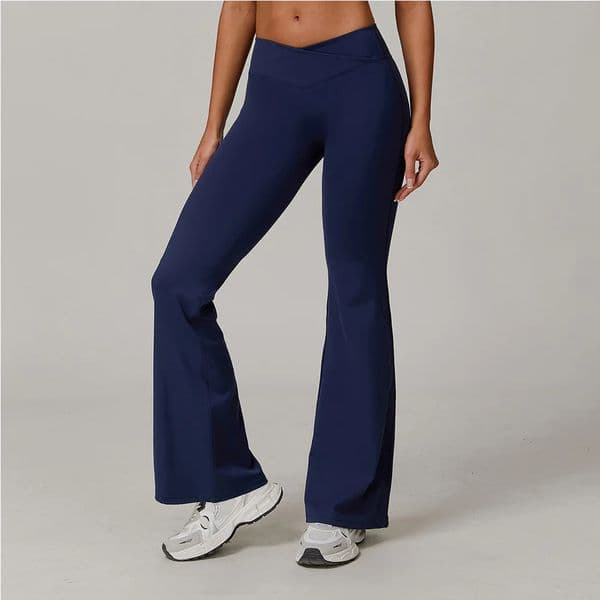 Bellbottoms Yoga Pants Sport Legging High Waist Wide Leg Push Up Woman Tights Fitness Workout Leggins Gym Clothing 250809
