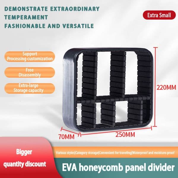 Makeup Bag Extra Small EVA Honeycomb Board Detachable Stretchable Inner Lining Divider Fixed Frame quality