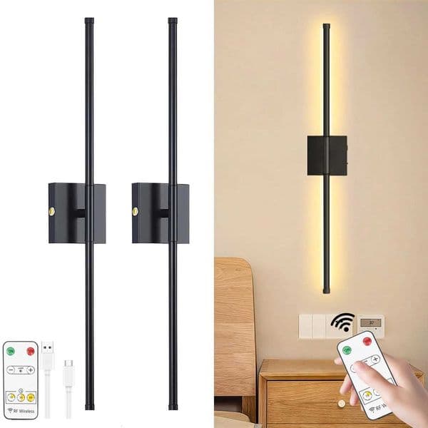 Modern LED Wall Lamp Wireless Installation Rotatable Adjustable For Living Room Hallway Bedroom Stairway Rechargeable Wall Light X250815