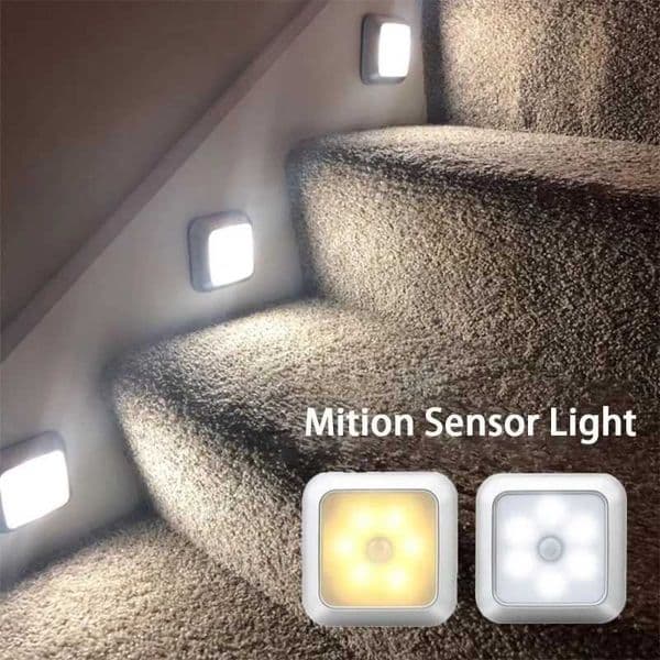 Cabinet Light Motion Sensor Night Light Wall Lamp Closet Cabinet Stair Wireless for Bedroom Corridor Staircase Indoor Decor X250815
