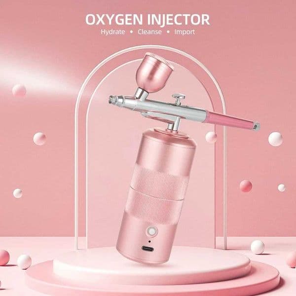 Face Care Devices Wireless Portable Airbrush Oxygen Injector Nano Fog Mist Sprayer Gun for Nail Design Tattoo Craft Cake Diy Colorful Air Brush 250804