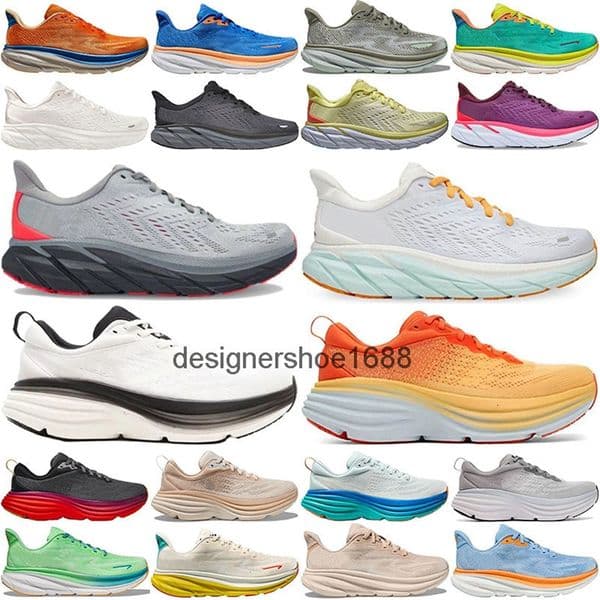 Clifton Hokasneakers sneakers Designer running shoes men women bondi 8 9 ONE womens Challenger 7 Anthracite hiking shoe breathable mens outdoor Sports thumbnail 2