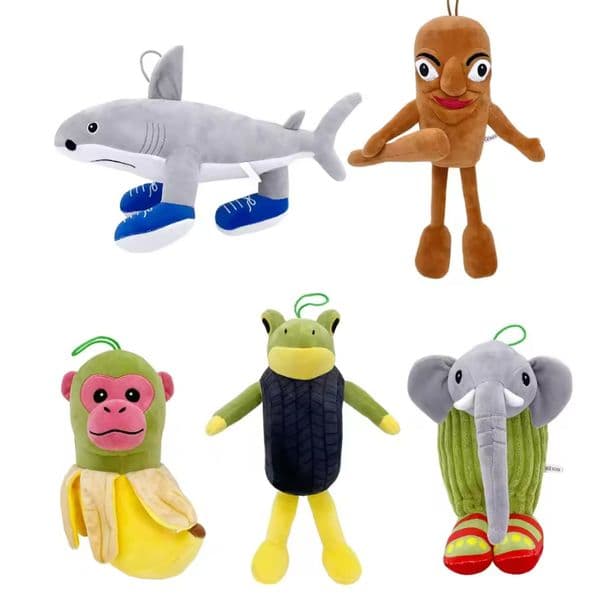 2025 new Tungtungtung Sahur Italian Brain Rot Animals Telalaero Telala SHARK Anime Plush Plushie Peluches Stuffed Dolls Toy Gifts Designer