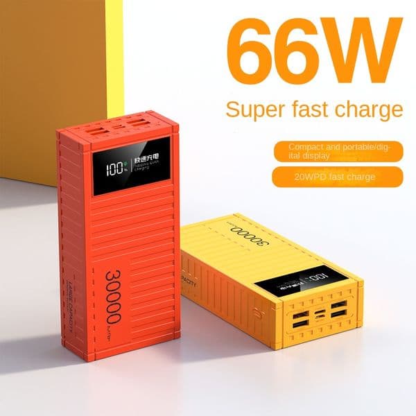 Elegant Treasure Box Style USB-C Power Bank w/ Quick Charge Technology: High-Powered External Battery Pack
