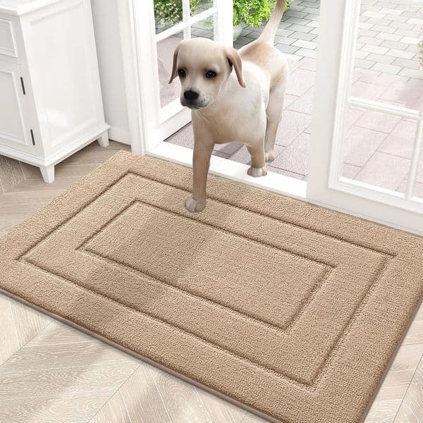 Olanly Entrance Door Mats Indoor Absorbent Resist Low-Profile Doormat Washable Home Entryway Floor Mat Thicken Front Door Carpet 250811