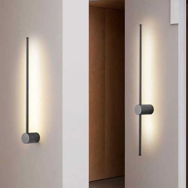 Nordic Switch LED Wall Lights AC85-265V for Sofa Background Black Gold White Indoor LED Wall Lamps Bedside Bedroom Wall Sconce X250815