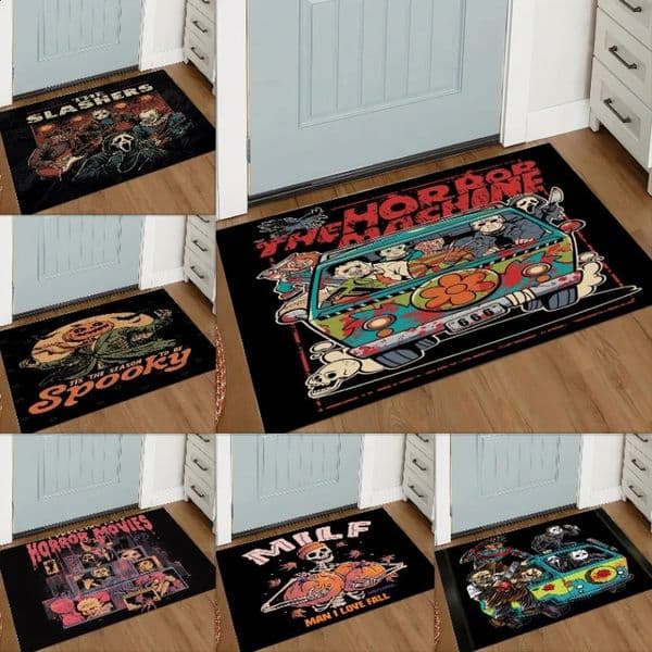 Halloween Cartoon Funny Carpet Home Decor Soft and Absorbent Floor Mat At The Entrance Anti-Slip The Bathroom Home Decoration 250811
