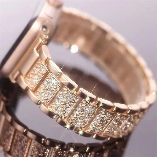 2026 New outdoor Apple Watch Bling Smart Watch Straps Dressy Dia Rhinestone Jewelry Metal Replacement Bands For Iwatch 46Mm 38Mm 40Mm 41Mm 42Mm 44Mm 45Mm 49Mm B