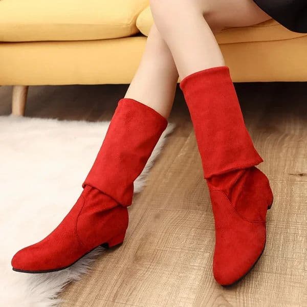 Winter Thigh High Boots Women Shoes Over The Knee Boots Flat Long Ladies Rubber Boots Zapatos De Mujer Botas 250815