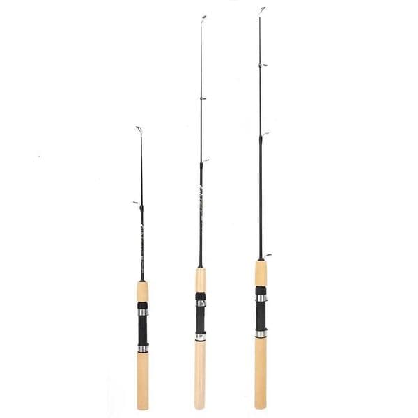 60/80/100cm Ice Fishing Pole Portable Carbon Fishing Pole Lightweight River Comfortable Grip Carp Tackle Fishing Equipment Y250818