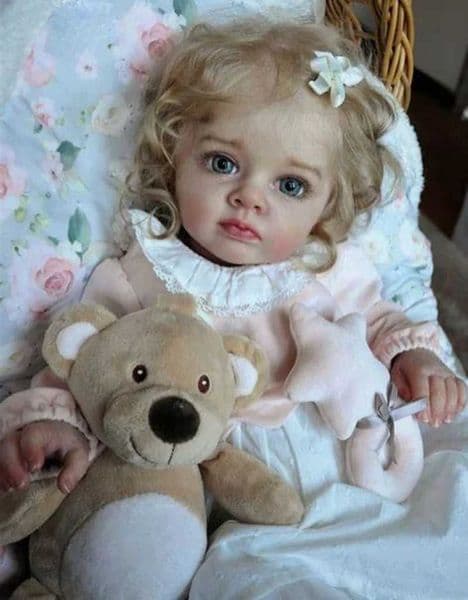 23inch Tutti Reborn Doll Kit with COA Rare Limited Sold Out Edition Cute Baby DIY Unfinished Unpainted Doll Parts Blank Doll Kit Z250818