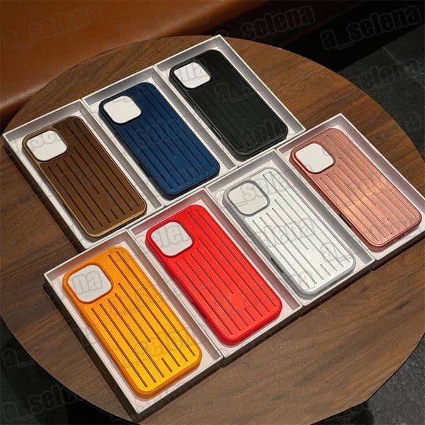 Fashion Design Cell Phone Cases for Iphone 16 15 14 Pro Max 13 Aluminum Alloy Style Phone Case Cover with Box