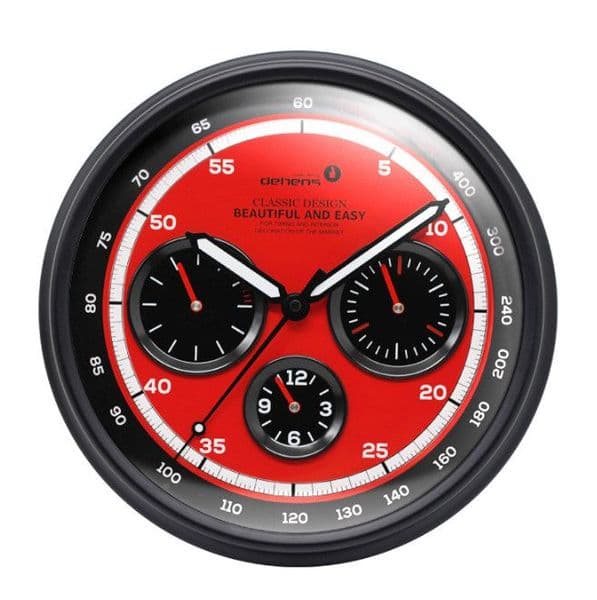 The latest clocks 13-inch metal watch creative wall clock silent movement no perforation car dashboard decoration K260209 T260514