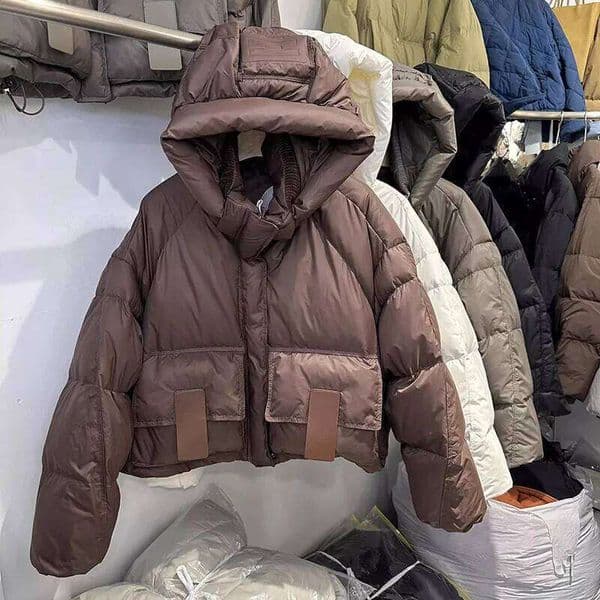 2025 New Winter Thickened Hooded Loose Temperament Short Women Jackets White Duck Down Women's Coat H569 250818