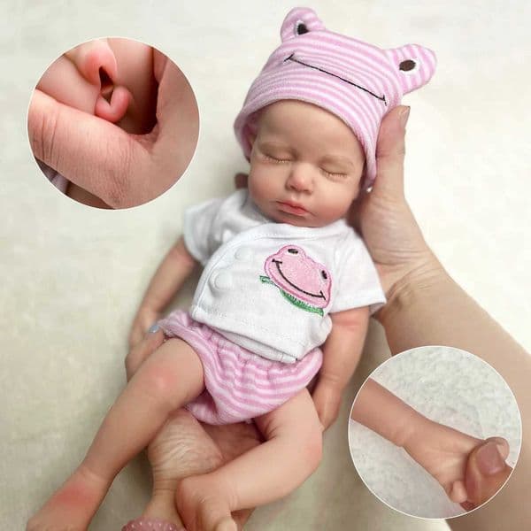 33cm Open Mouth Solid Silicone LouLou Reborn Baby Girl and Boy Lifelike Reborn Dolls Reborn Dolls Toy Silicone Body Z250818