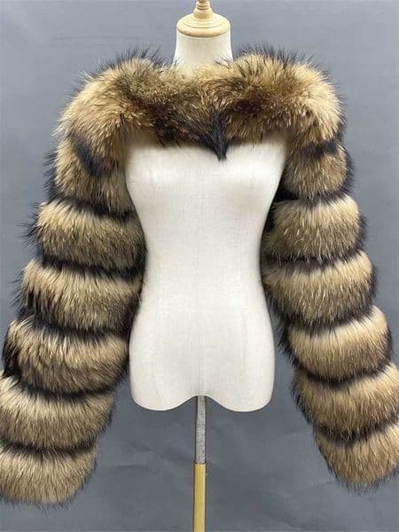 Winter Warm Clothes 2022 Pink Black Faux Fur Coats Women Long Sleeve Crop Top Gray White Faux Fur Jackets For Women Wholesale J250815