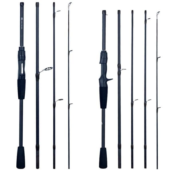 2026 New FLENHAI Spinning Baitcasting Travel Carbon Mini Fishing Rods 1.8~2.4M Casting outdoor Weight 5-30G M Fast Lure Goods For PHISHGER Pole Y250818 Free Shi
