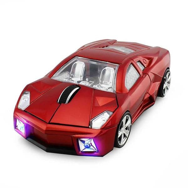 Wireless Small Car Shape 3D Mouse Mini Ergonomic Sports Car Design Ergonomic Optical Mice For PC Laptop Gamer Gift XJ250819