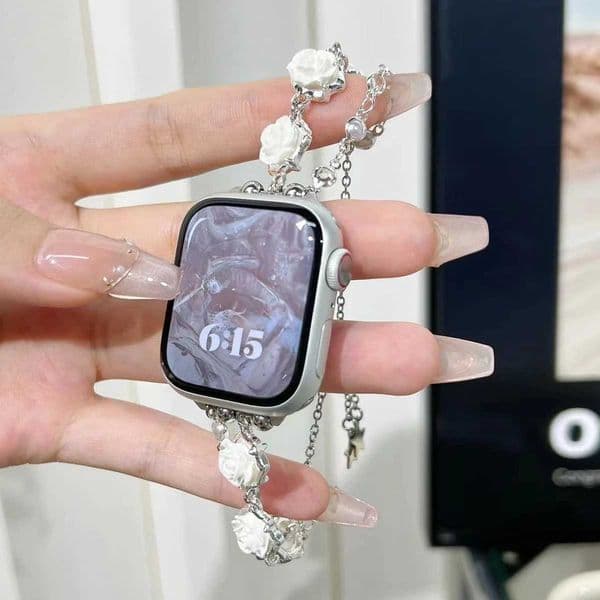 Watch9 Suitable For Lia Chain Strap Watch IWatch8 Small Fresh Metal Bracelet SE New S7 Breathable 6 Z260603