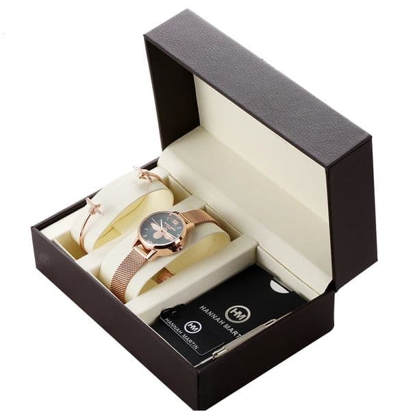 Hannah Martin Watch Box Leather Square Boxes 250819