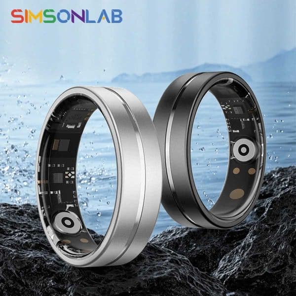 2025 New Smart Ring Sleep Health Blood Pressure Monitoring 5ATM Waterproof Multiple Sports Modes Smart Rings For Men Women Gifts W250819