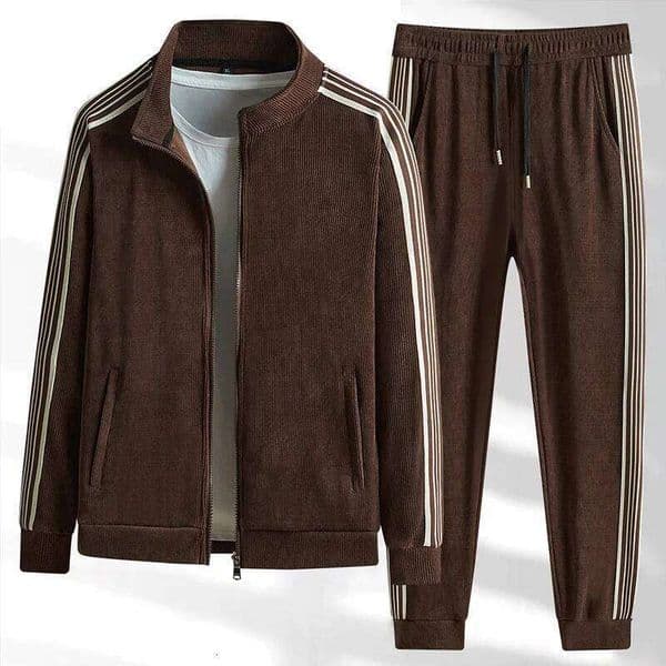 High Quality Running 2 Piece Set Jacket+Sweatpants Cardigan Long Sleeve Casual Tracksuit Men Sport Brand Clothing Suit