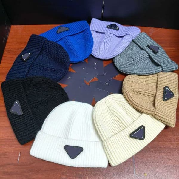 Designer Luxury Knit Skull Cap - Unisex Versatile, With Hangtag & Inner Label, 2025 Autumn/Winter New Style, Breathable Warm Windproof, One Size, Knit Beanie