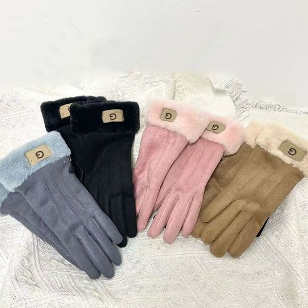 gloves gloves designer Gloves Designer High Quality Winter For Women Classic Brand winter heat preservation wind style sheepskin fur integrated88