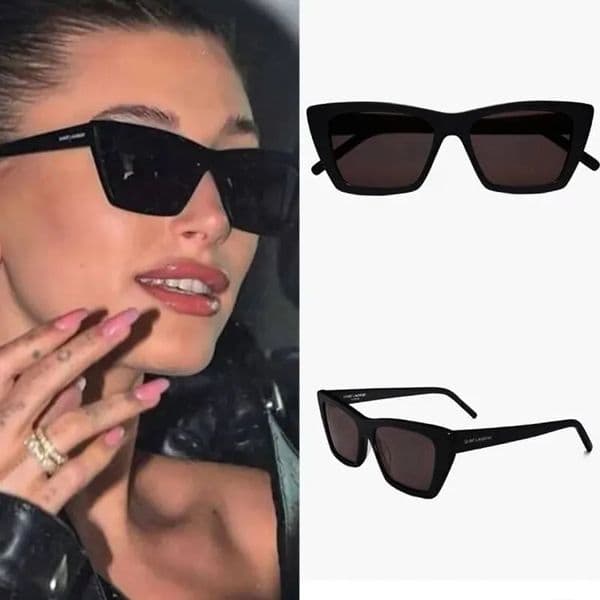 2025 Trend French Luxury Design High Quality Sunglasses Retro Women Cat Eye Glasses Custom Optical Prescription Lenses SL 276