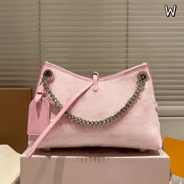 Pink Designer Bag Shoulder Bag Denim bag Luxury Bag High Quality Women's handbag Purses designer Crossbody Bag Pink denim crossbody designer bags mini bag