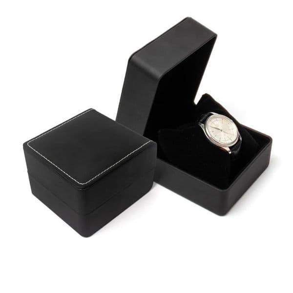 Single Watch Gift Box With Pillow Pu Leather Wristwatch Display Case Organizer For Men/Women Watch Storage Gift Box 250819