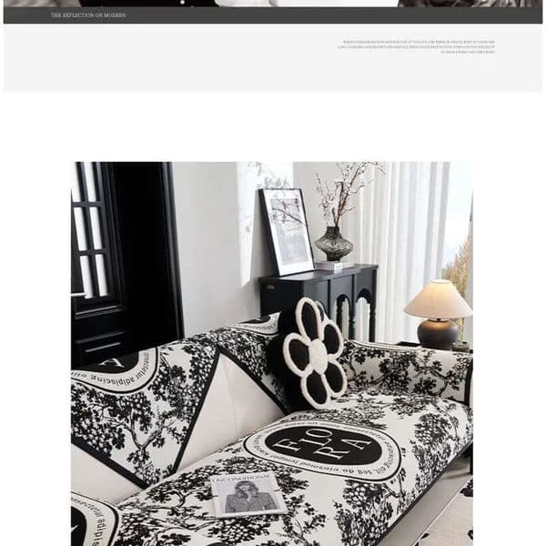 Lanjia Designer Blanket Non Slip Sectional Covers L Shape Resistant Slipcover For Furniture Bed Couch Sofa Warm Flower A F