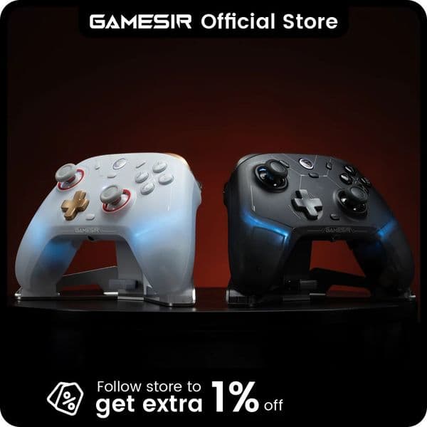 GameSir Cyclone 2 Wireless Controller for Nintendo Switch 2 / iPhone / Android Bluetooth Gamepad with Hall Effect Triggers 250813